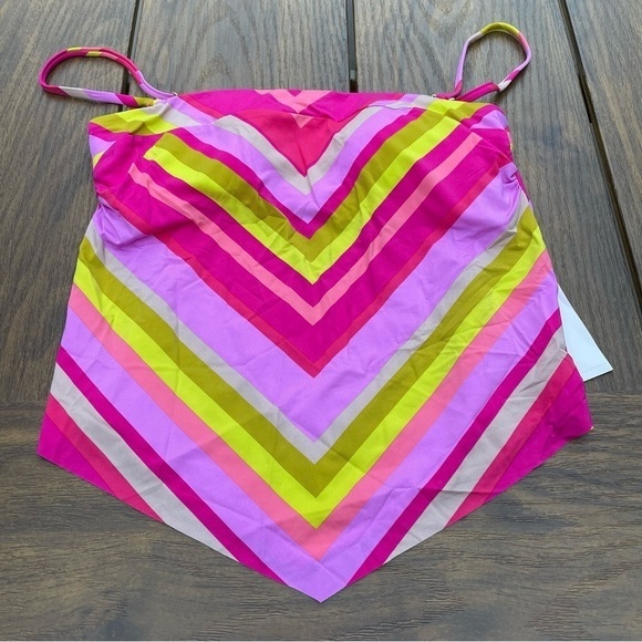 Trina Turk Womens Size 6 Waltz Bandeau Tankini Top - Picture 3 of 8